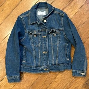 Old nave Jean jacket girls